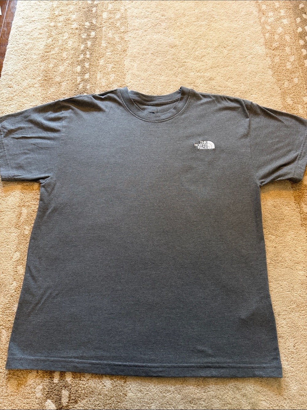 The North Face Men's Short-Sleeve Crew Tee - Charcoal Gray Size Large